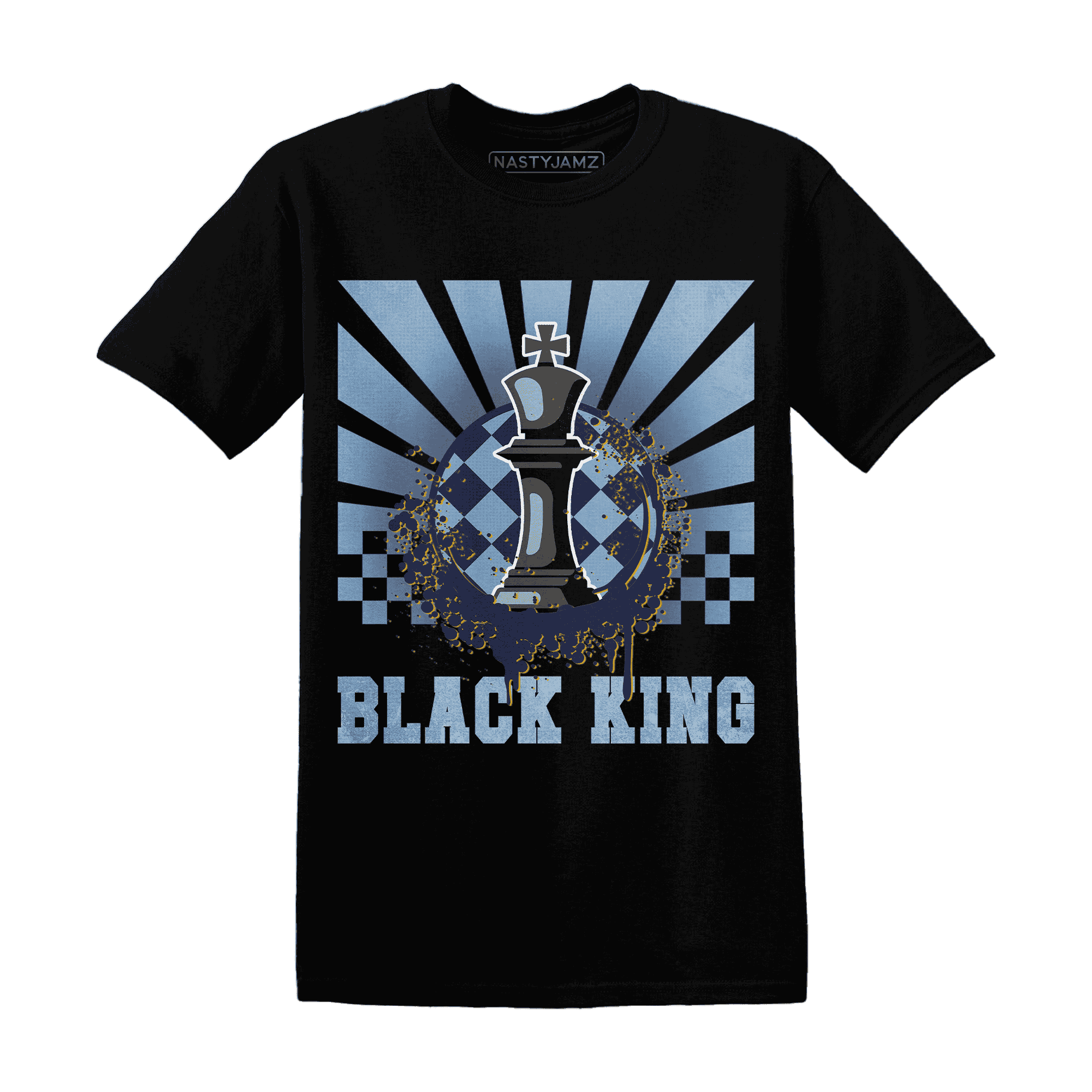 First In Flight 1s T Shirt Match Black King Collection - NastyJamz
