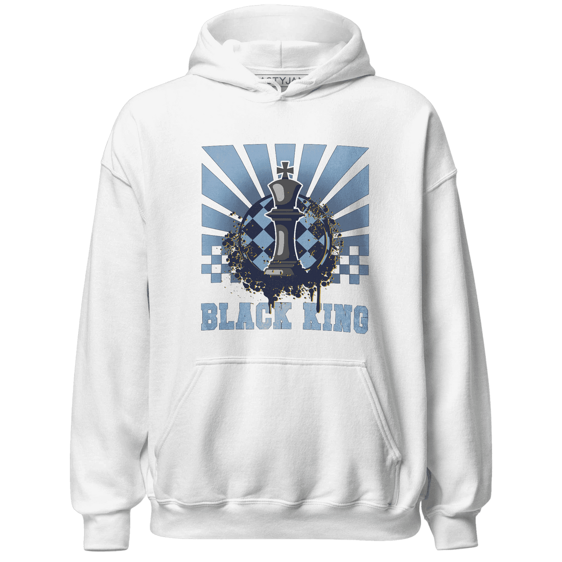 First In Flight 1s Hoodie Match Black King Collection - NastyJamz