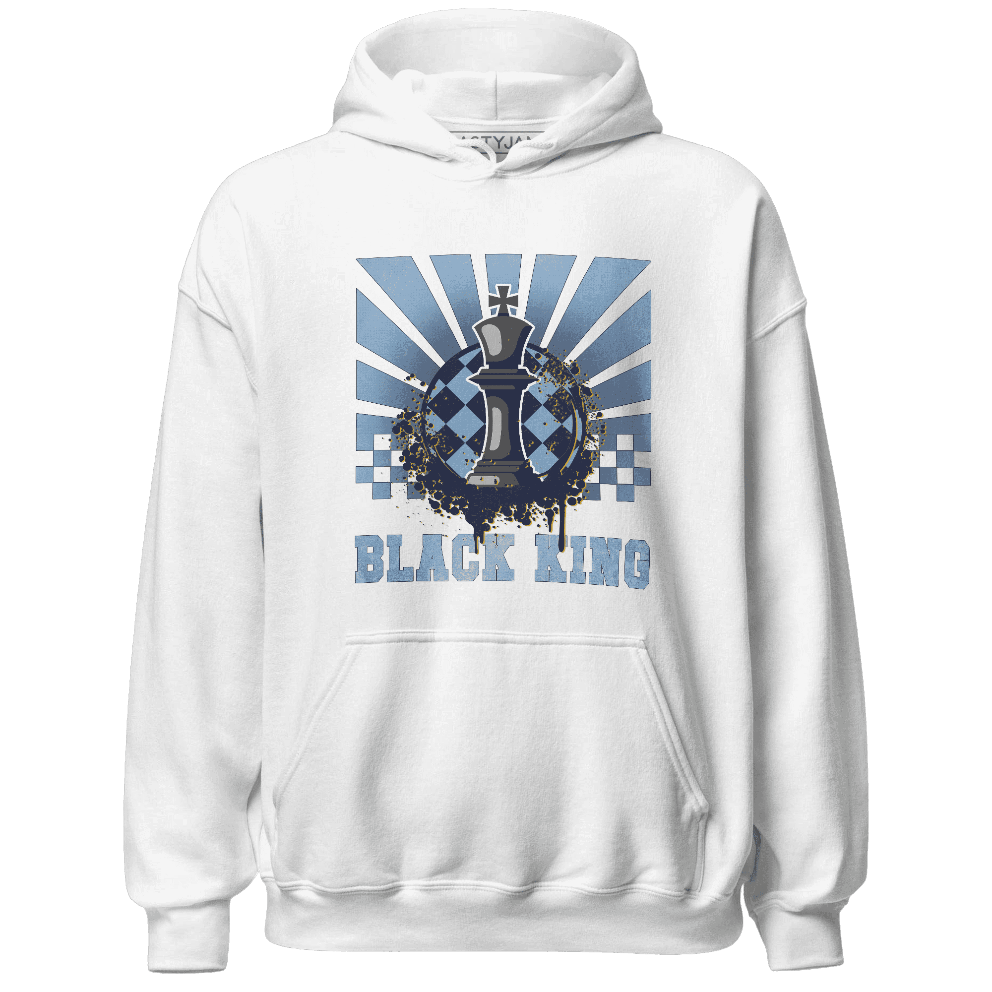 First In Flight 1s Hoodie Match Black King Collection - NastyJamz