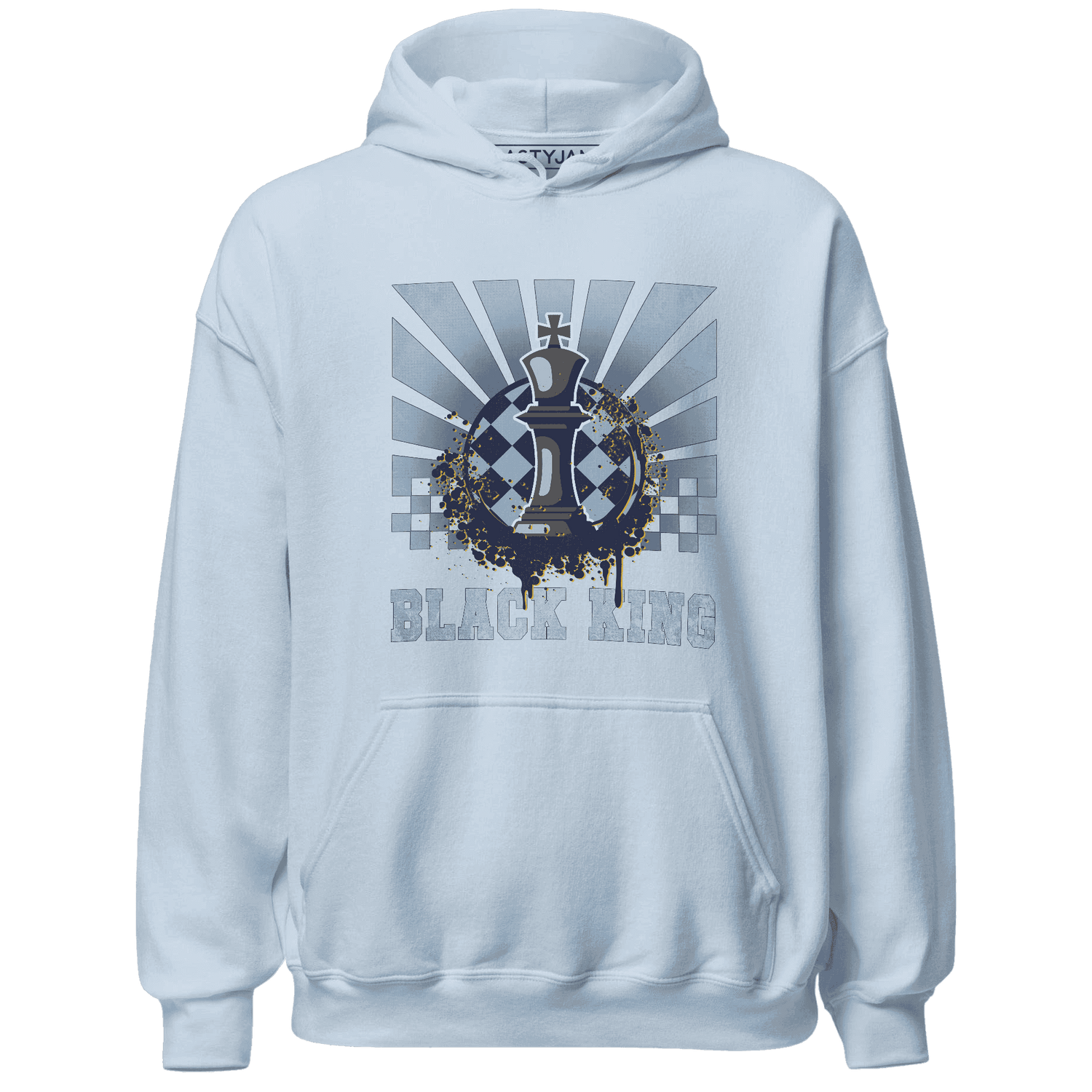 First In Flight 1s Hoodie Match Black King Collection - NastyJamz