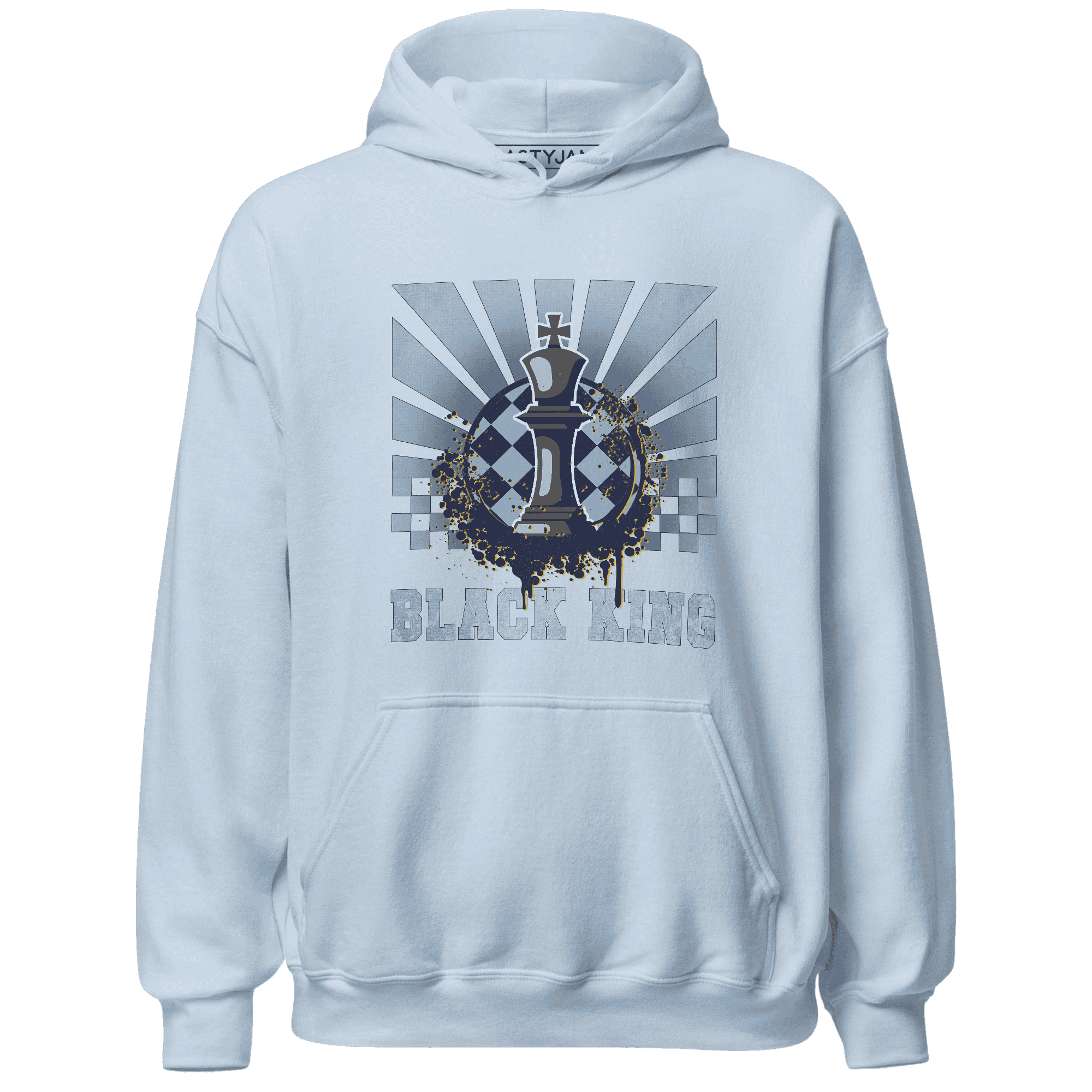 First In Flight 1s Hoodie Match Black King Collection - NastyJamz