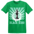High OG Green Glow 1s T Shirt Match Black King Collection - NastyJamz