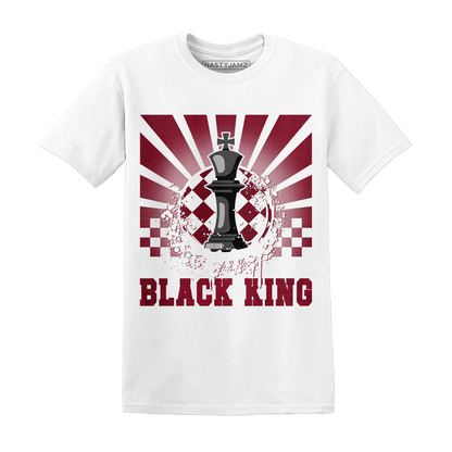 High White Team Red 1s T Shirt Match Black King Collection - NastyJamz