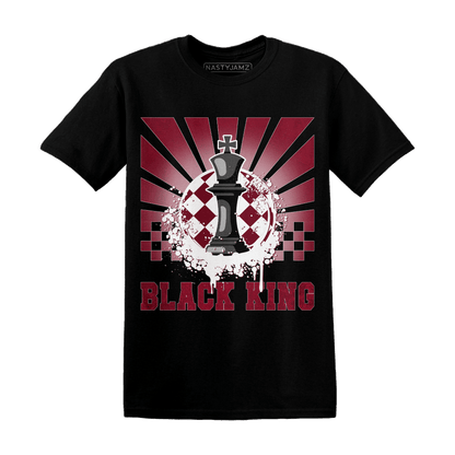 High White Team Red 1s T Shirt Match Black King Collection - NastyJamz