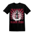 High White Team Red 1s T Shirt Match Black King Collection - NastyJamz