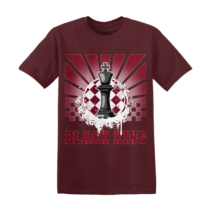High White Team Red 1s T Shirt Match Black King Collection - NastyJamz
