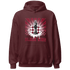 High White Team Red 1s Hoodie Match Black King Collection - NastyJamz