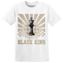 Latte 1s T Shirt Match Black King Collection - NastyJamz