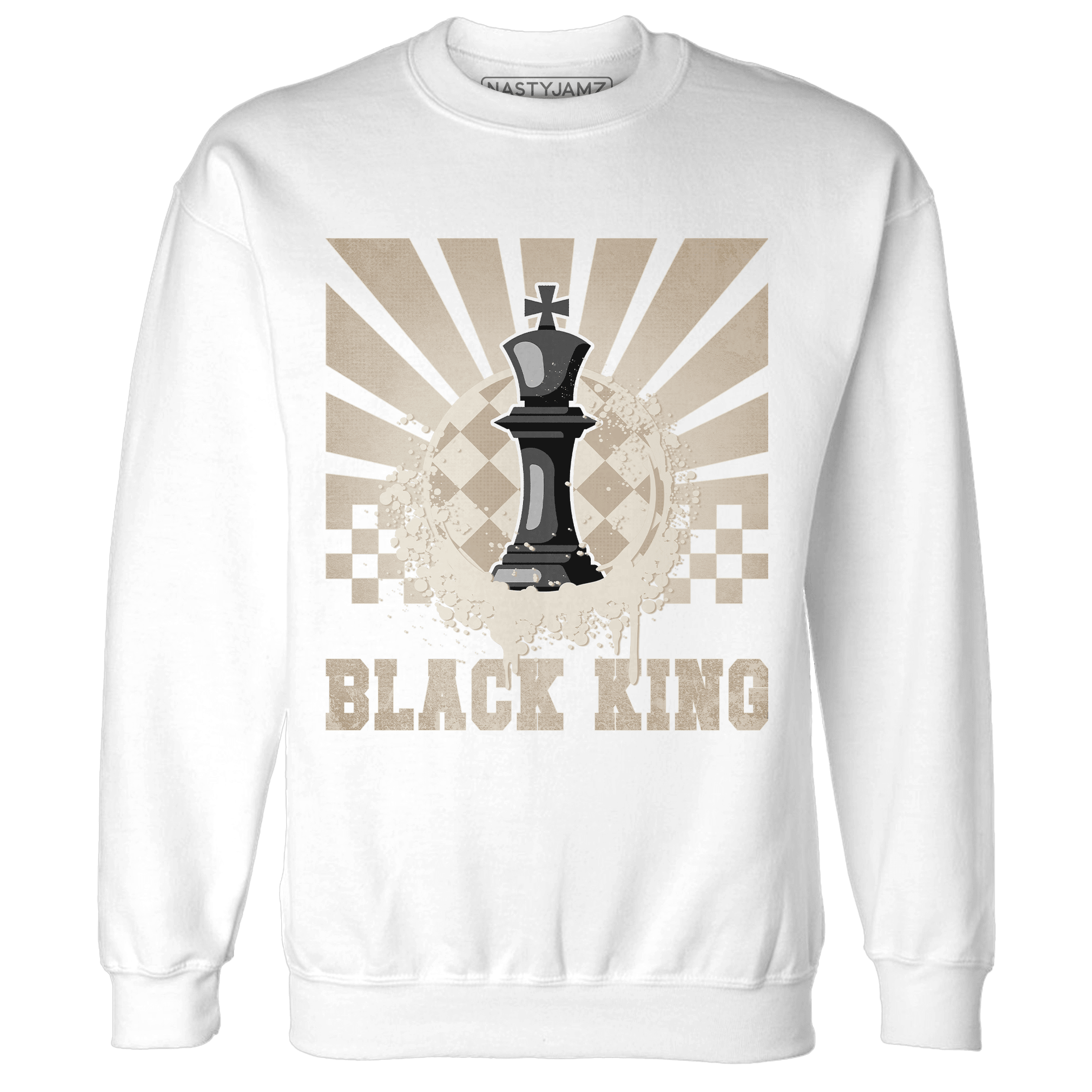 Latte 1s Sweatshirt Match Black King Collection - NastyJamz