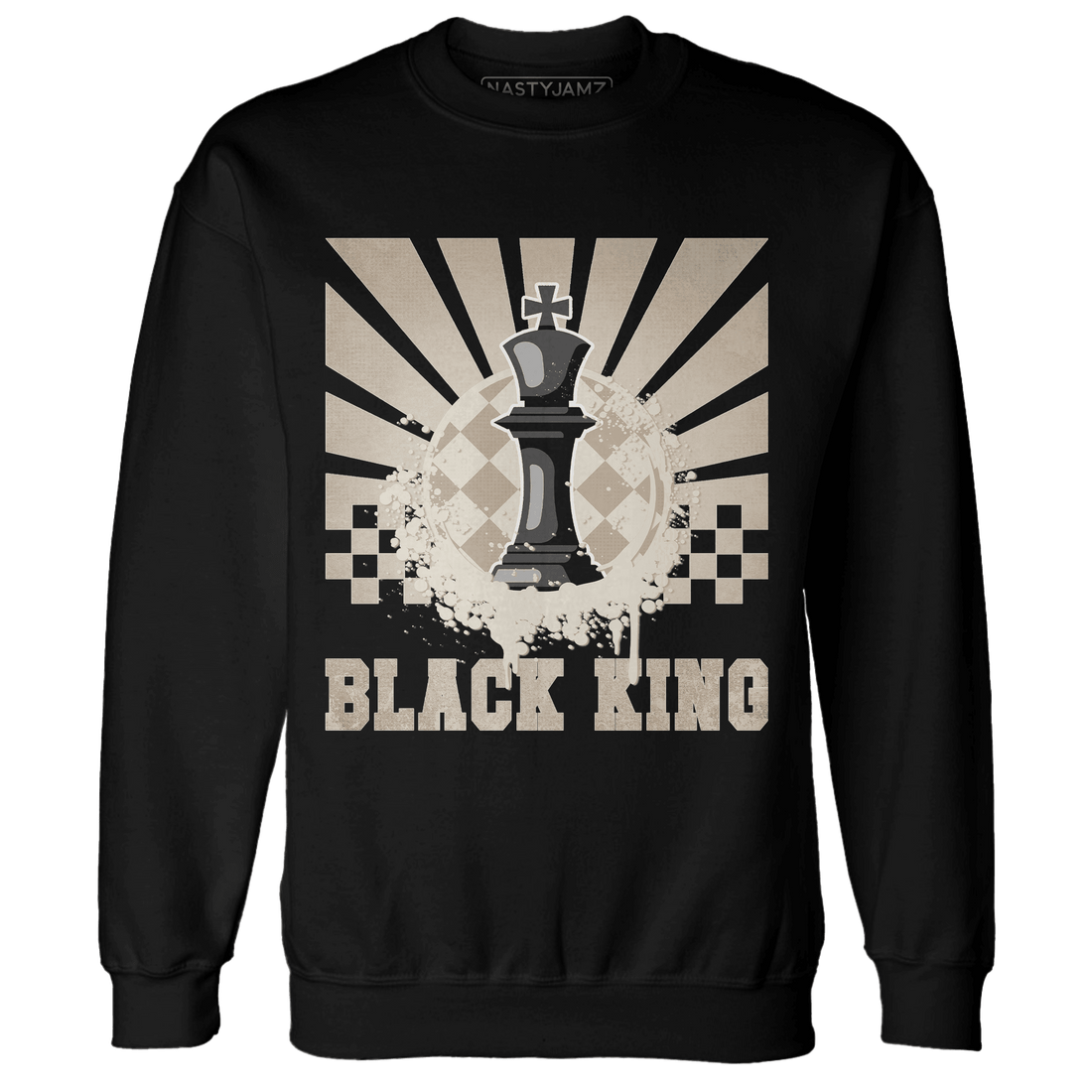 Latte 1s Sweatshirt Match Black King Collection - NastyJamz