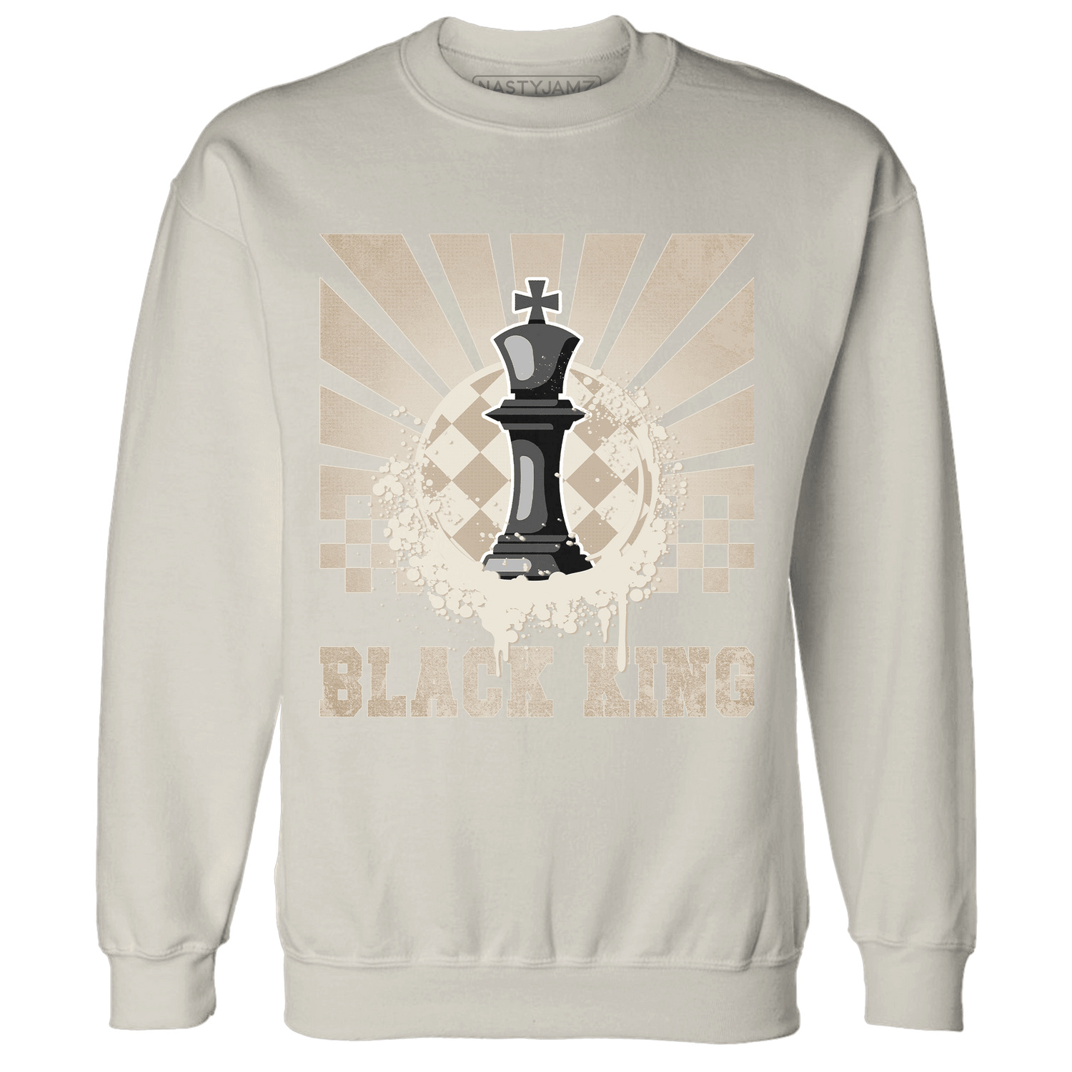 Latte 1s Sweatshirt Match Black King Collection - NastyJamz