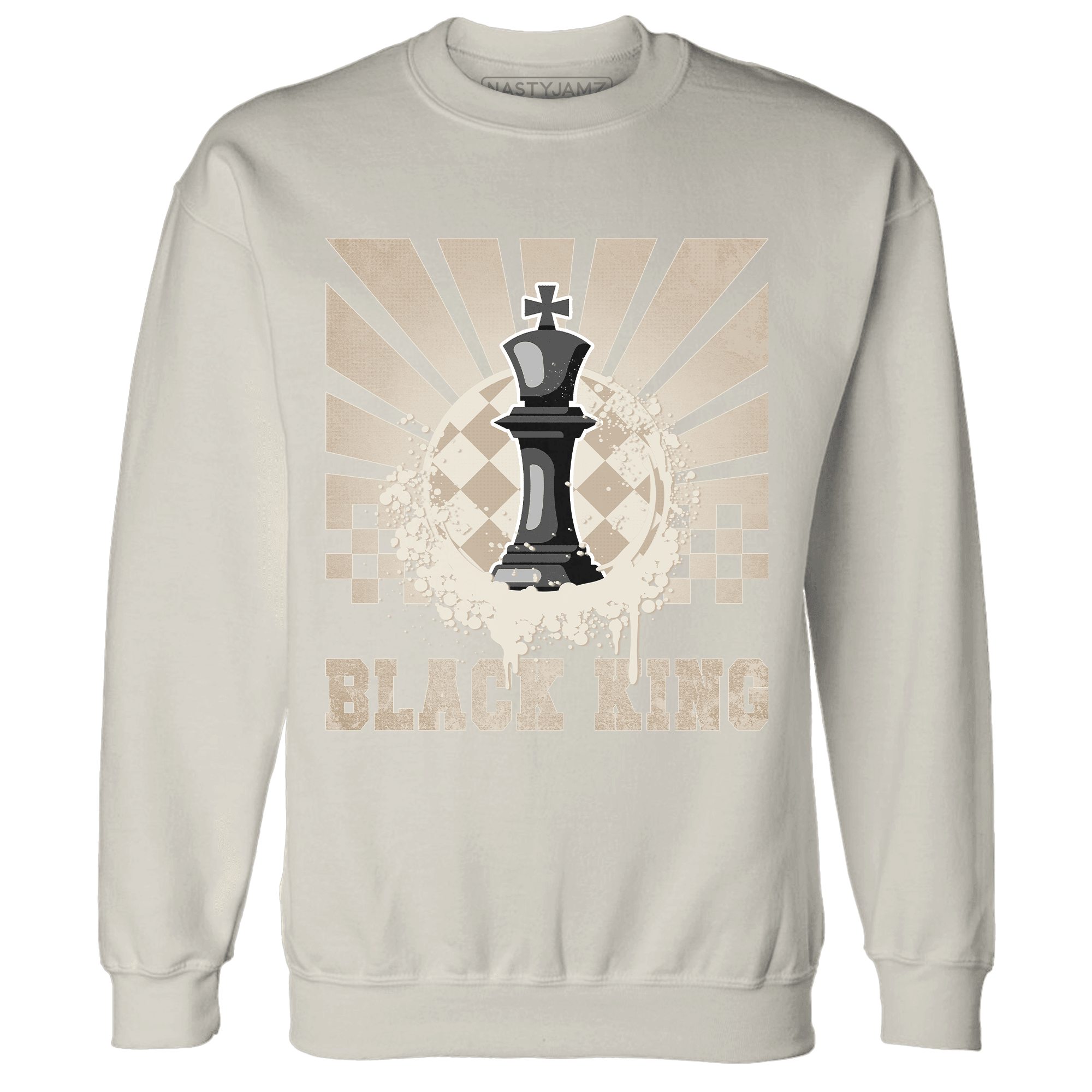 Latte 1s Sweatshirt Match Black King Collection - NastyJamz