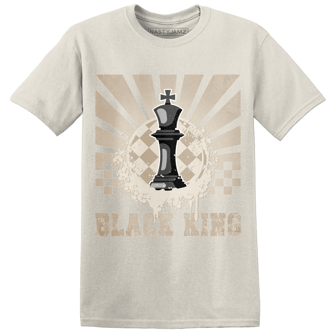 Latte 1s T Shirt Match Black King Collection - NastyJamz