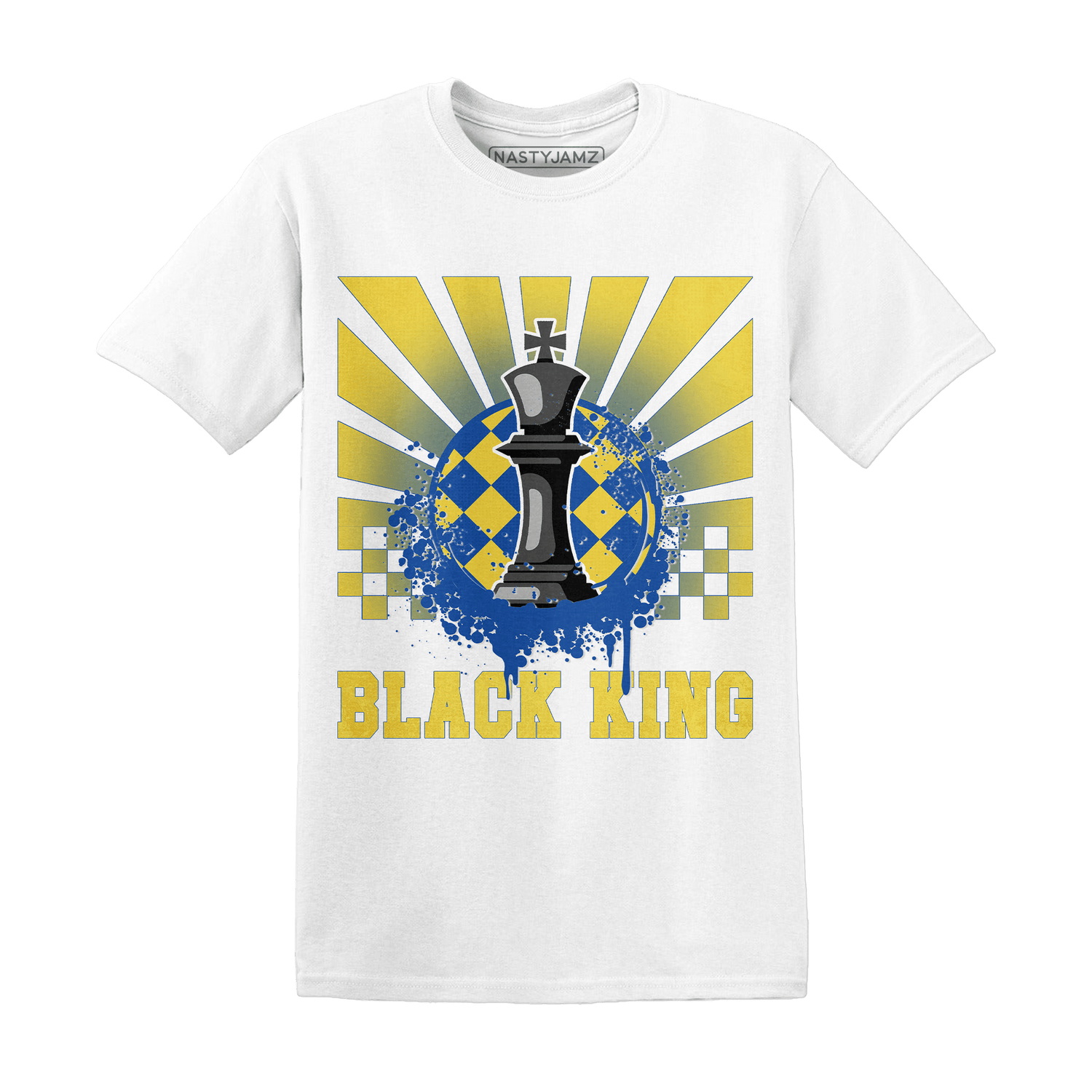 Low OG Canary TVSC 1s T Shirt Match Black King Collection - NastyJamz