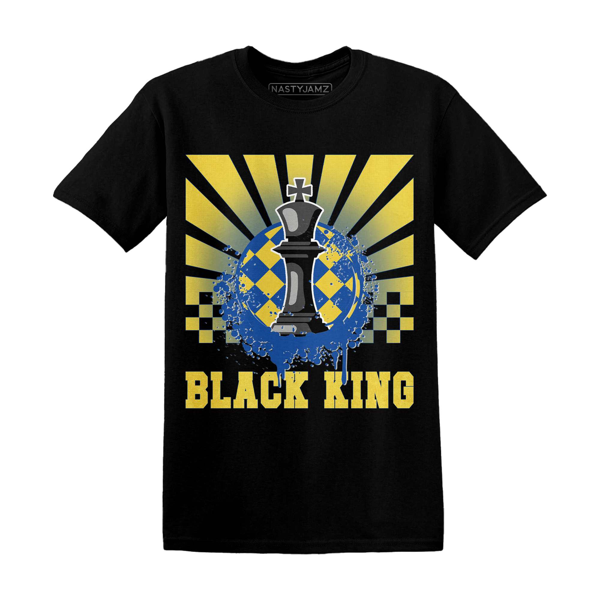 Low OG Canary TVSC 1s T Shirt Match Black King Collection - NastyJamz