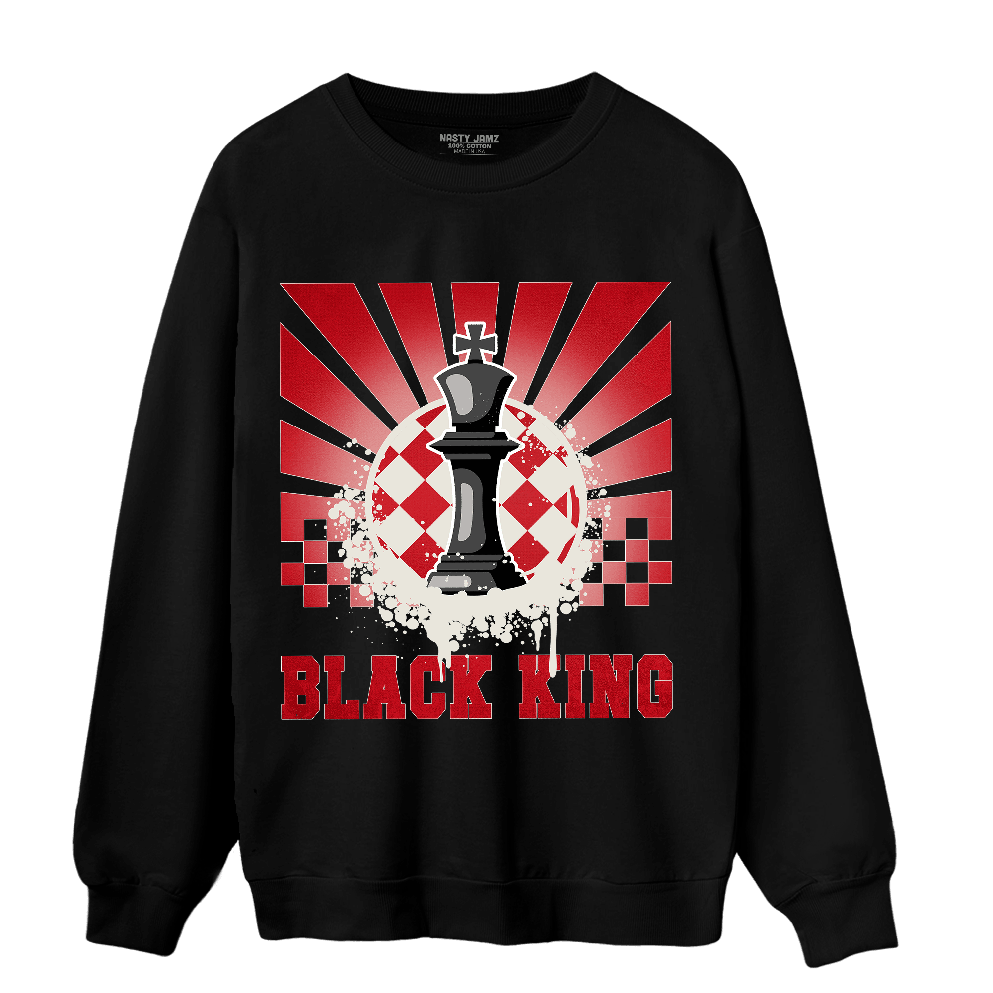 Low OG Trophy Room 1s Sweatshirt Match Black King Collection - NastyJamz