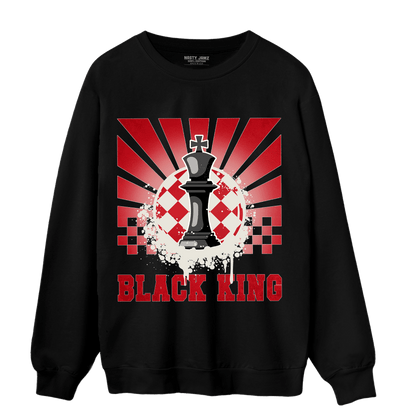 Low OG Trophy Room 1s Sweatshirt Match Black King Collection - NastyJamz