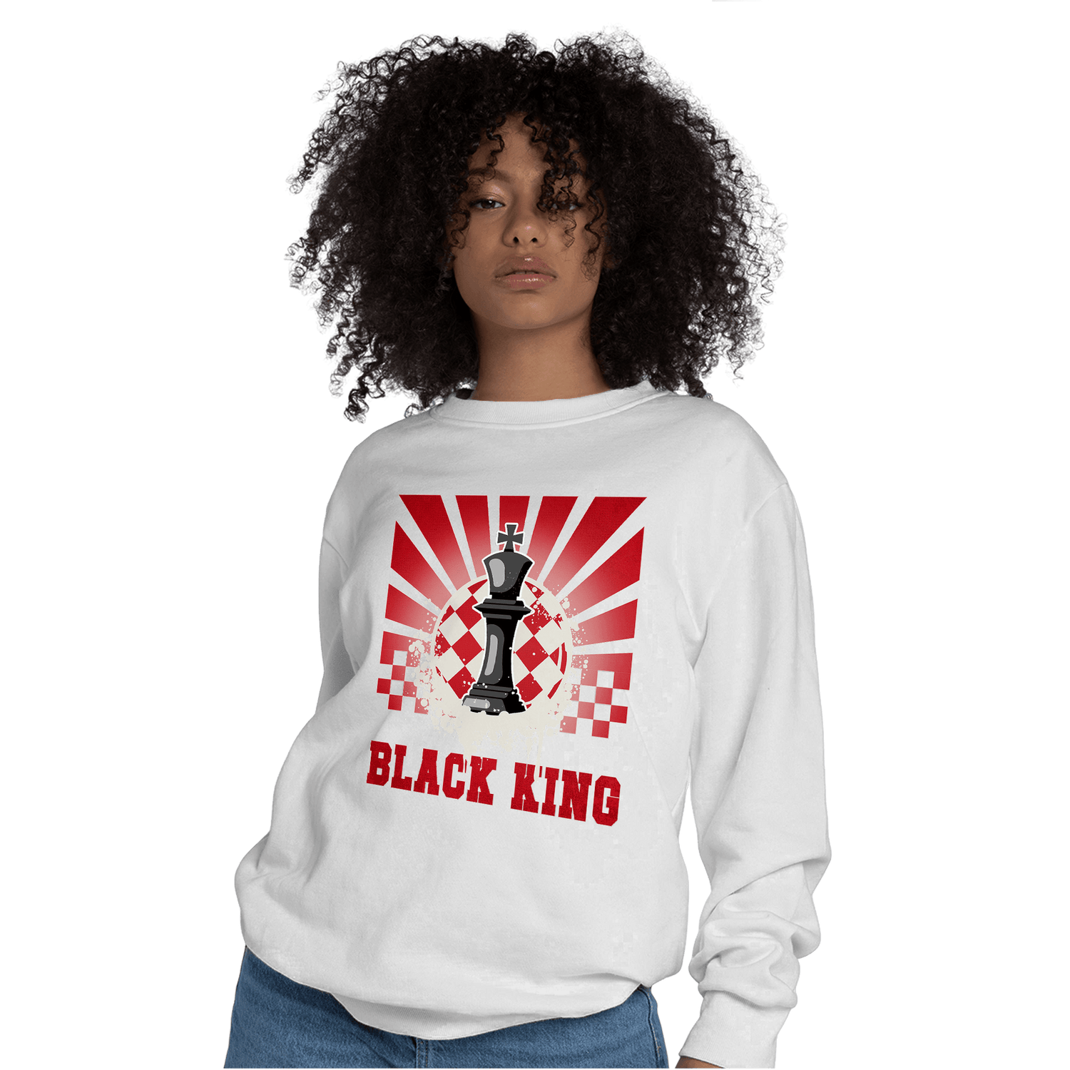 Low OG Trophy Room 1s Sweatshirt Match Black King Collection - NastyJamz