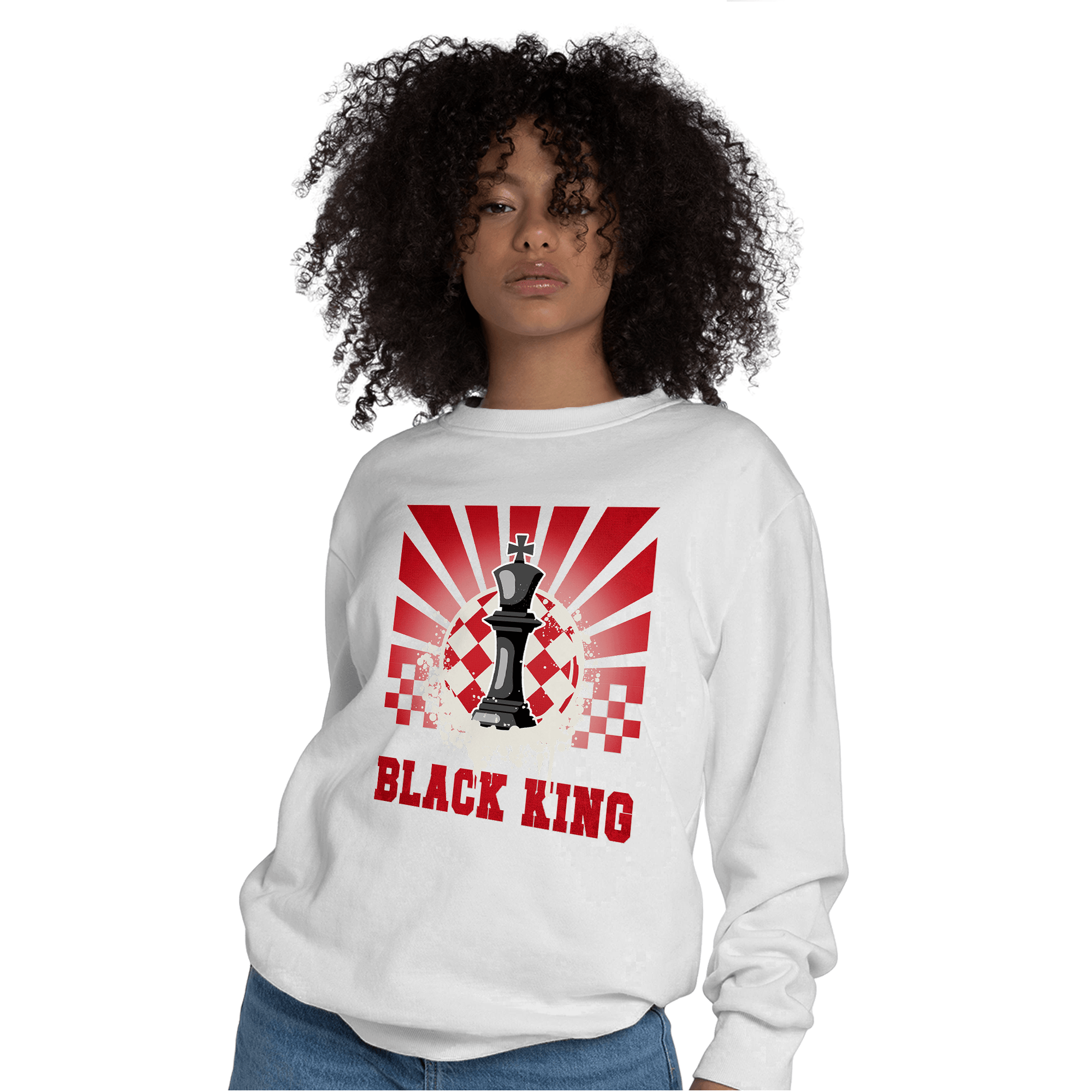 Low OG Trophy Room 1s Sweatshirt Match Black King Collection - NastyJamz