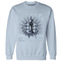 Mid Diffused Blue Grey 1s Sweatshirt Match Black King Collection - NastyJamz