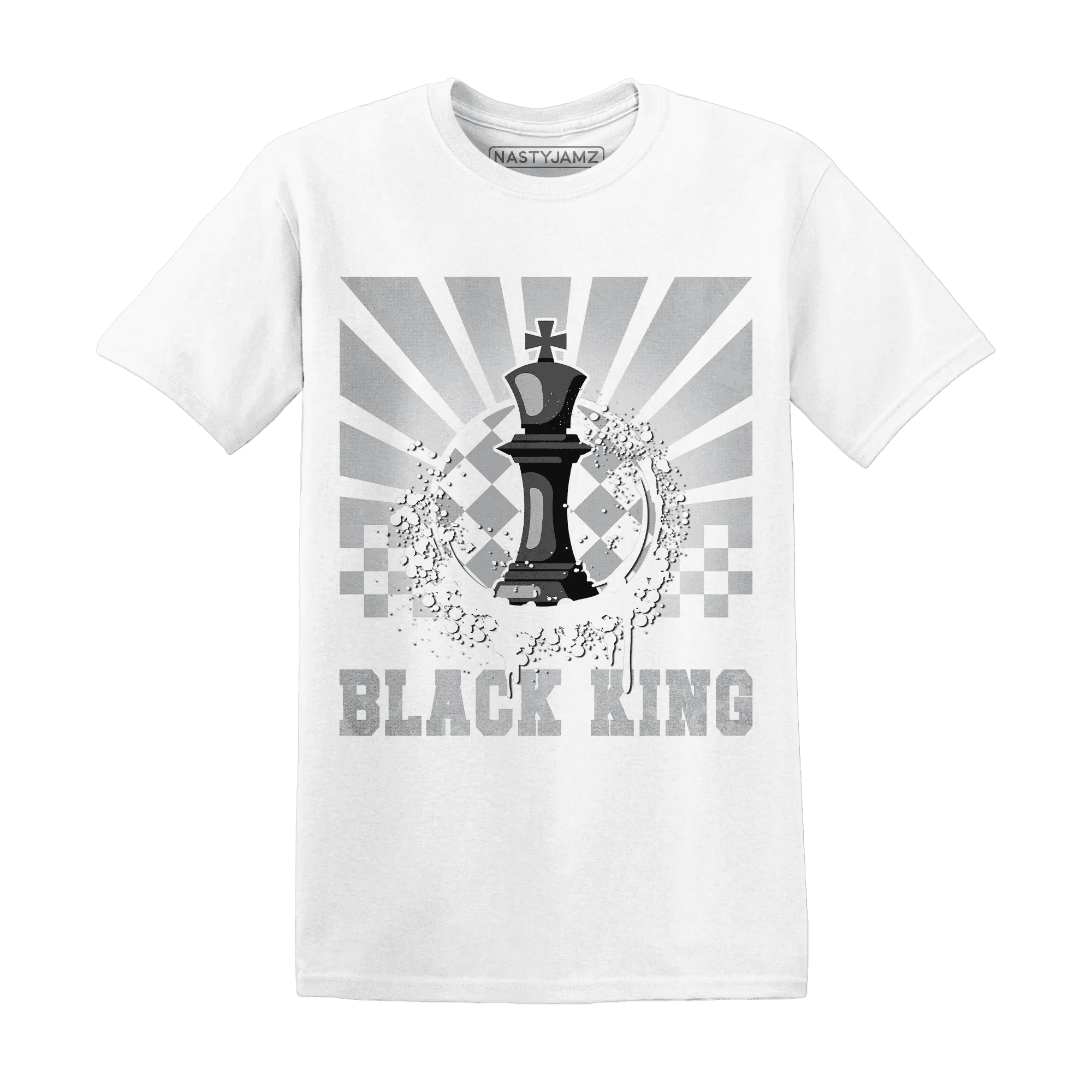 Wolf-Grey-1s-T-Shirt-Match-Black-King-Collection