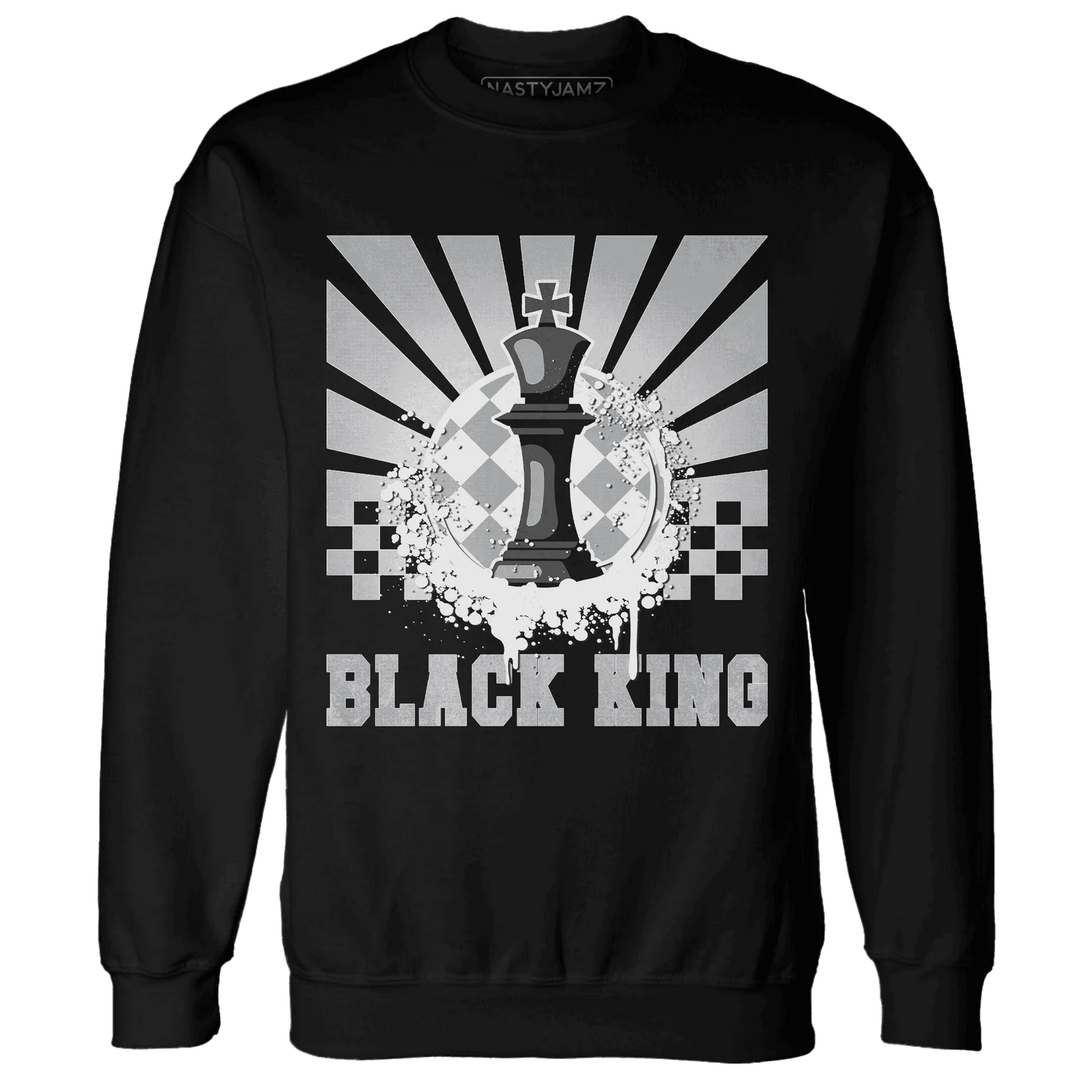 Wolf-Grey-1s-Sweatshirt-Match-Black-King-Collection