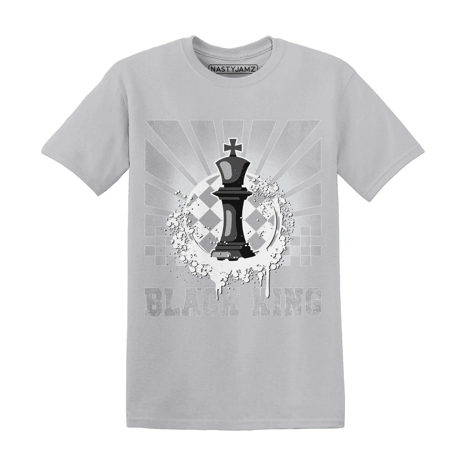 Wolf-Grey-1s-T-Shirt-Match-Black-King-Collection