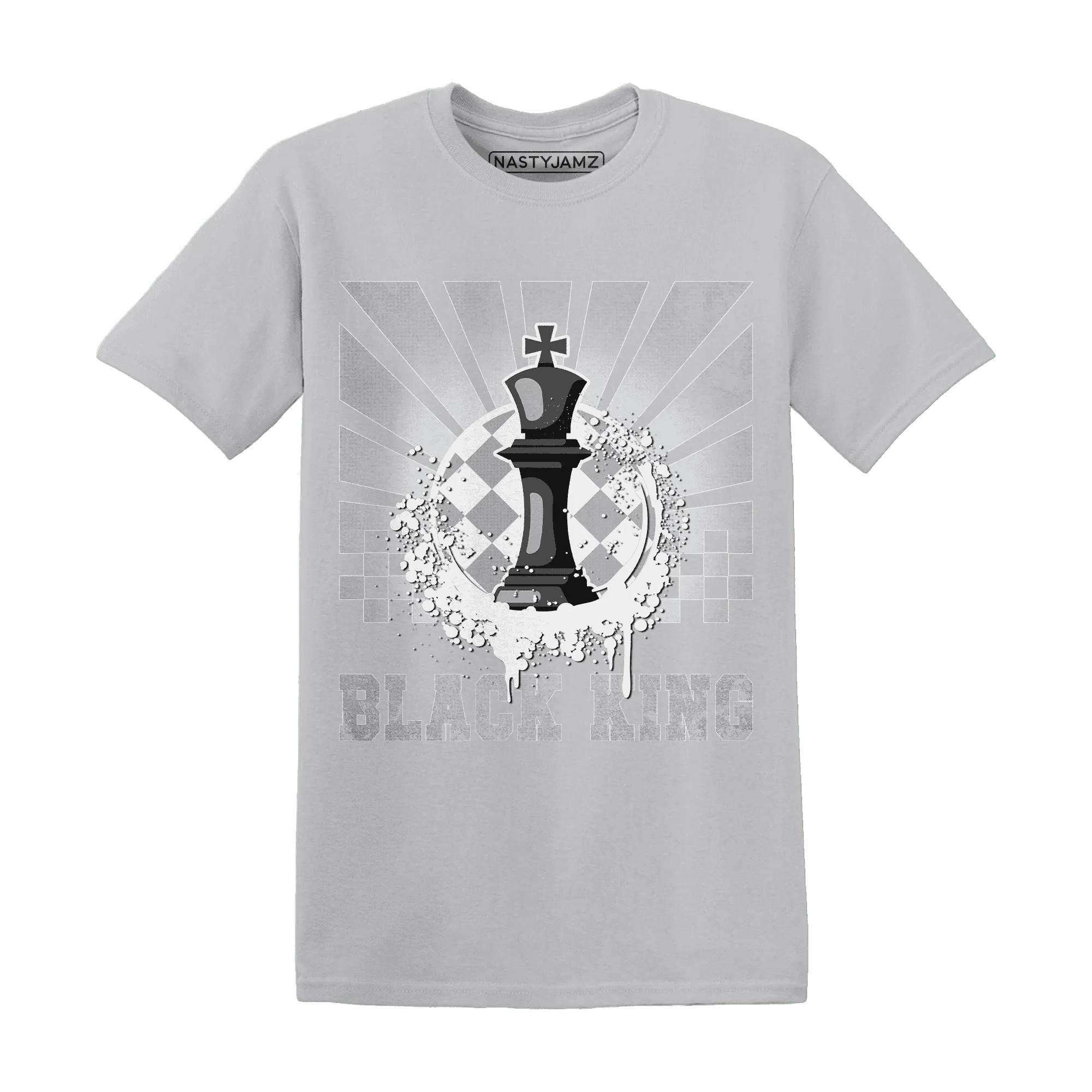 Wolf-Grey-1s-T-Shirt-Match-Black-King-Collection