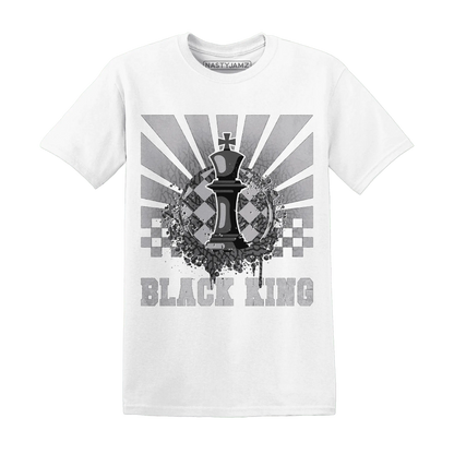 Cement-Grey-3s-T-Shirt-Match-Black-King-Collection