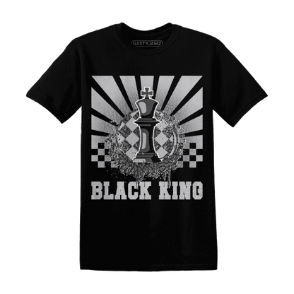 Cement-Grey-3s-T-Shirt-Match-Black-King-Collection
