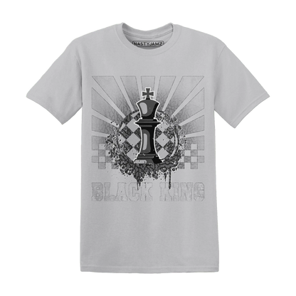 Cement-Grey-3s-T-Shirt-Match-Black-King-Collection