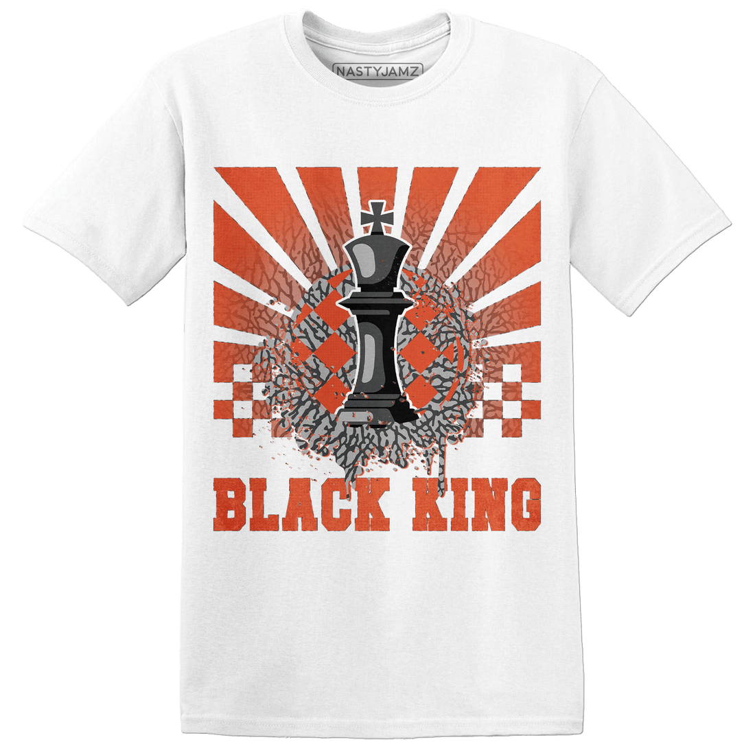 Georgia Peach 3s T Shirt Match Black King Collection - NastyJamz