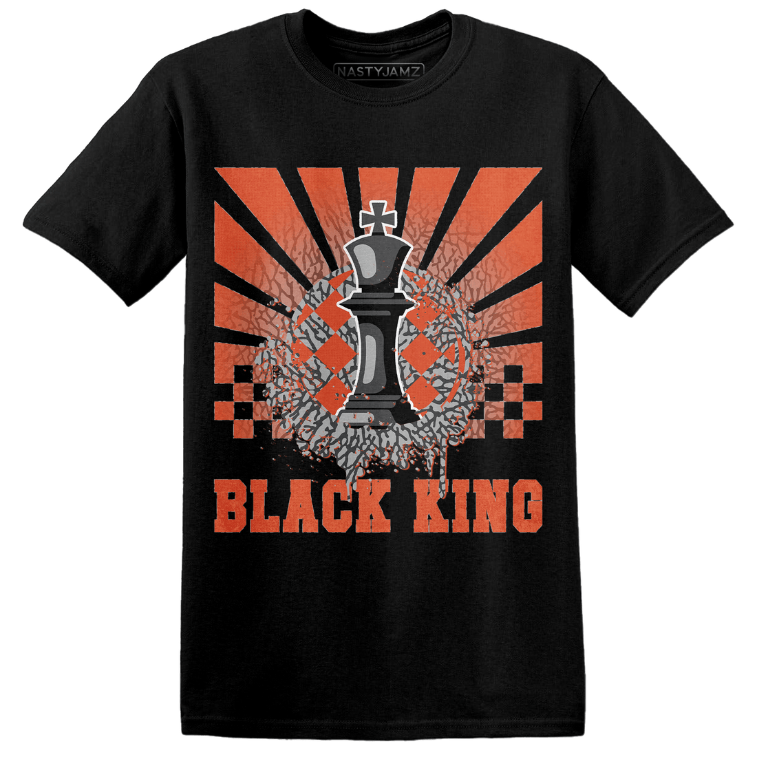 Georgia Peach 3s T Shirt Match Black King Collection - NastyJamz