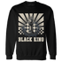 Quaiii 54 3s Sweatshirt Match Black King Collection - NastyJamz