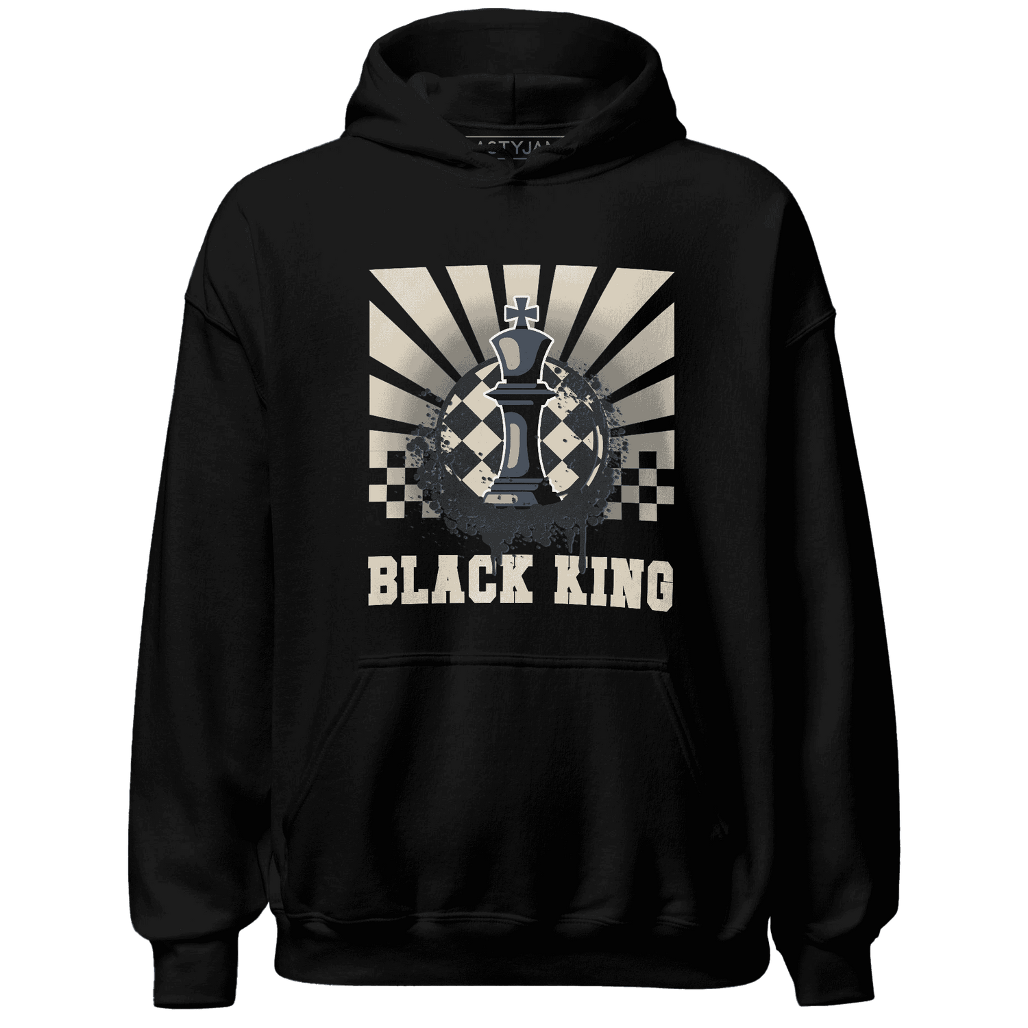 Quaiii 54s Hoodie Match Black King Collection - NastyJamz