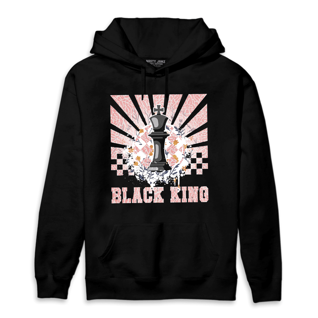 Red Stardust 3s Hoodie Match Black King Collection - NastyJamz