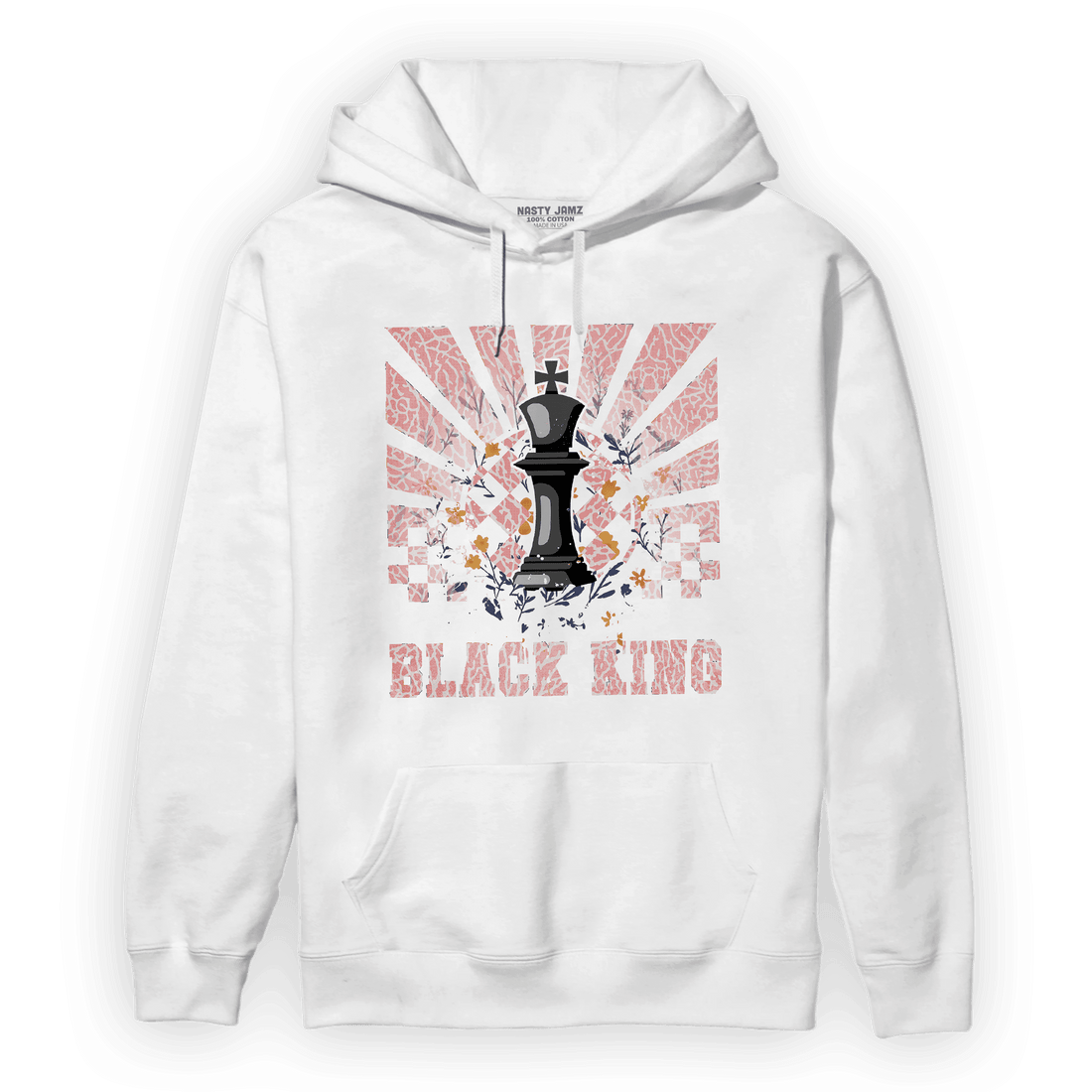 Red Stardust 3s Hoodie Match Black King Collection - NastyJamz