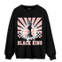 Red Stardust 3s Sweatshirt Match Black King Collection - NastyJamz