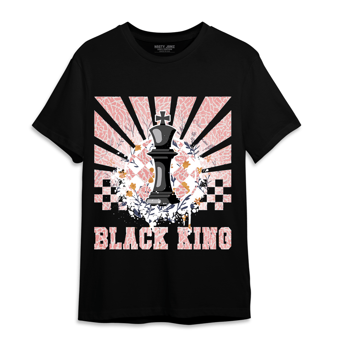 Red Stardust 3s T Shirt Match Black King Collection - NastyJamz