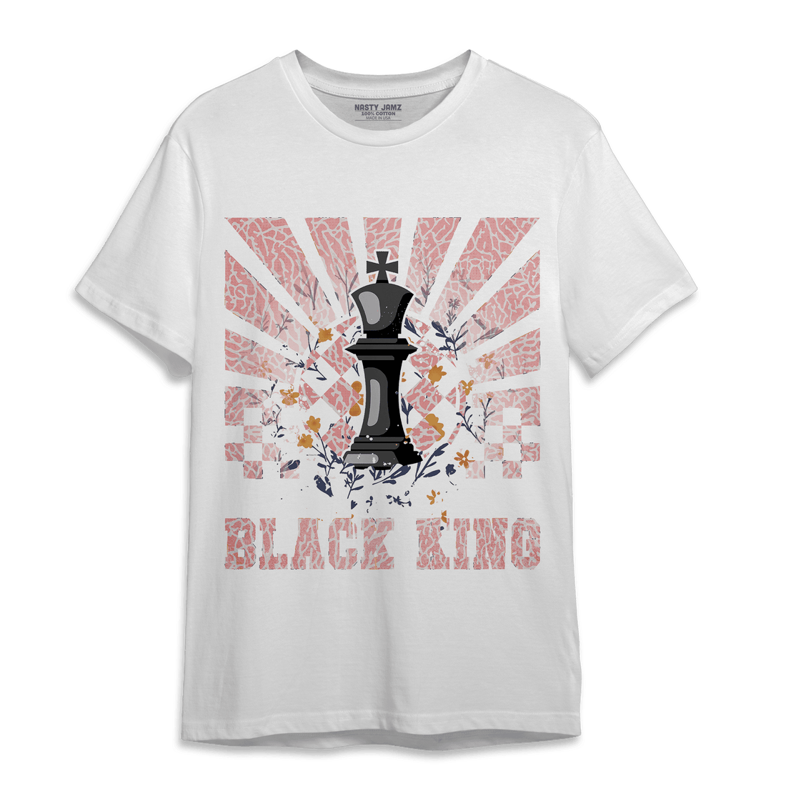 Red Stardust 3s T Shirt Match Black King Collection - NastyJamz