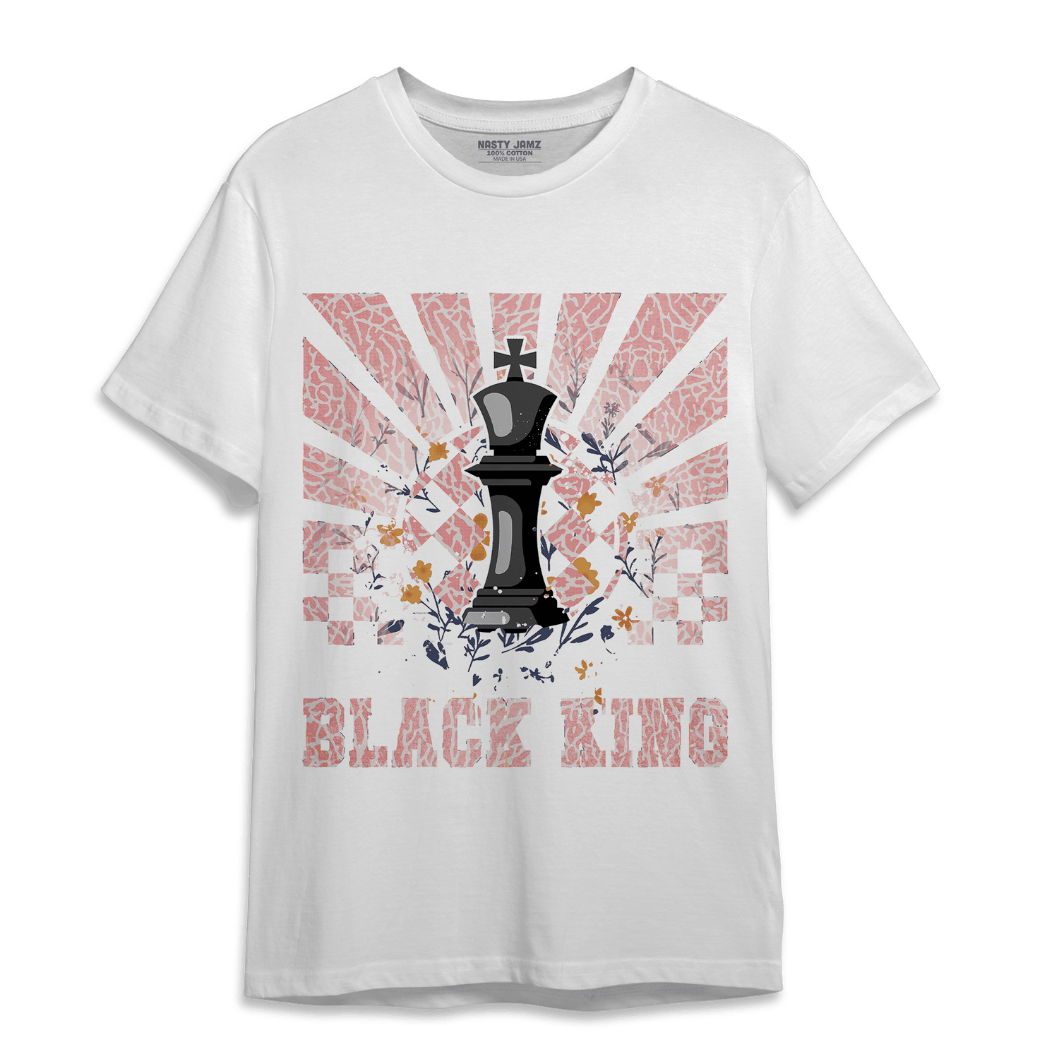 Red Stardust 3s T Shirt Match Black King Collection - NastyJamz