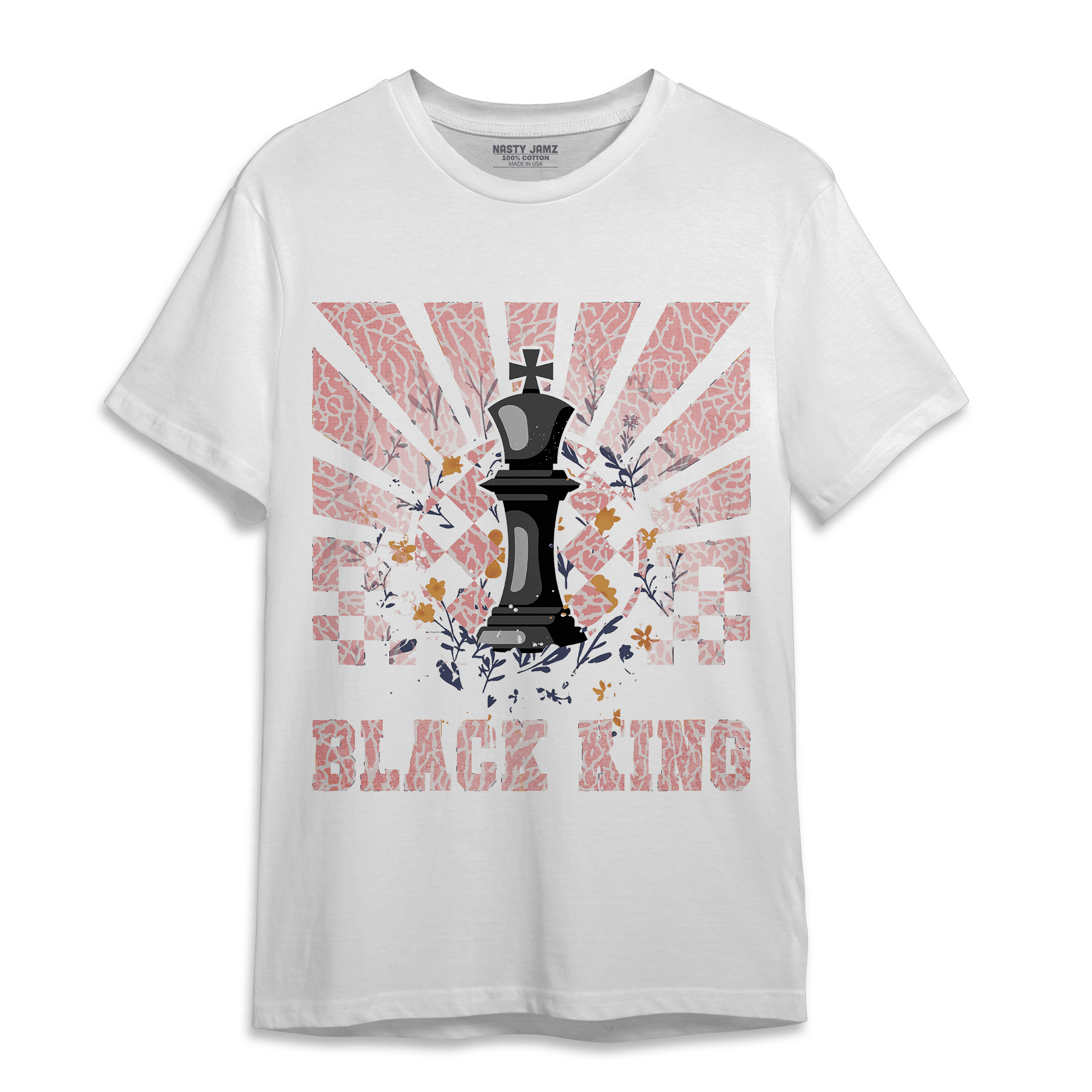Red Stardust 3s T Shirt Match Black King Collection - NastyJamz