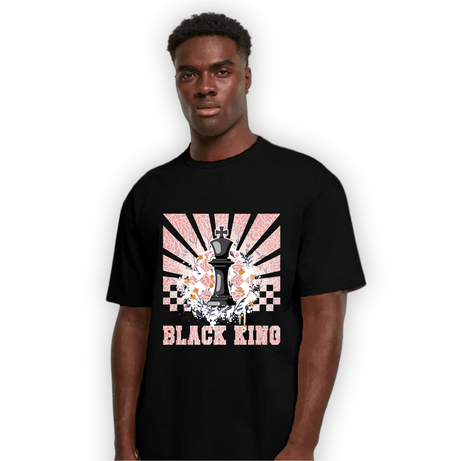 Red Stardust 3s T Shirt Match Black King Collection - NastyJamz