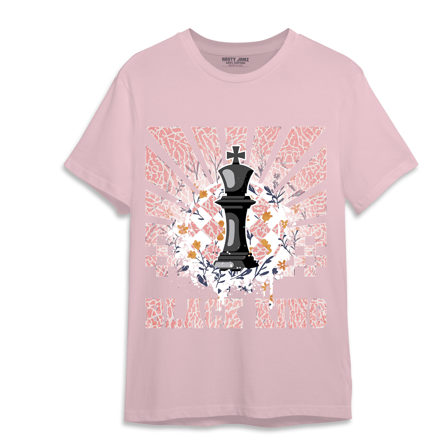 Red Stardust 3s T Shirt Match Black King Collection - NastyJamz