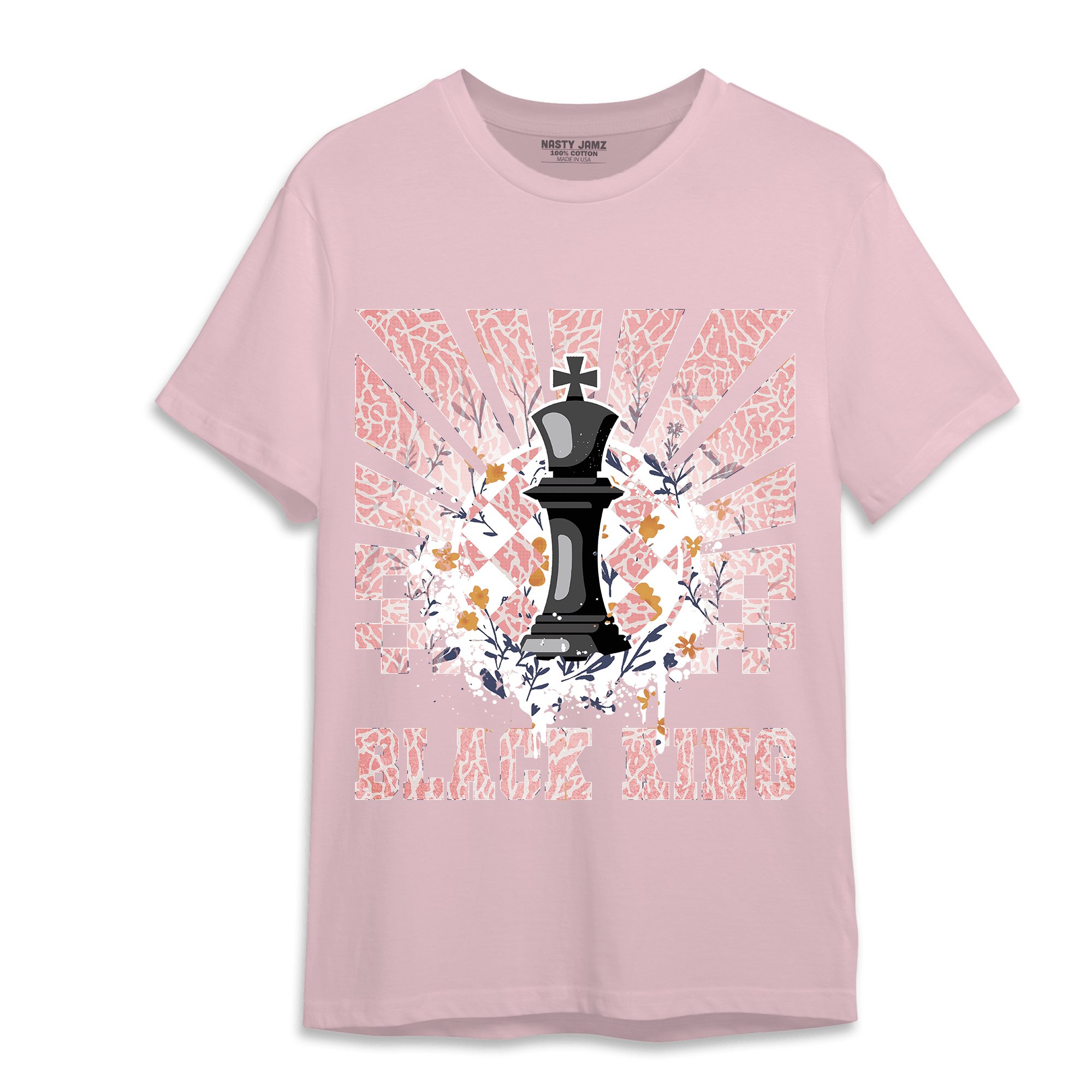Red Stardust 3s T Shirt Match Black King Collection - NastyJamz