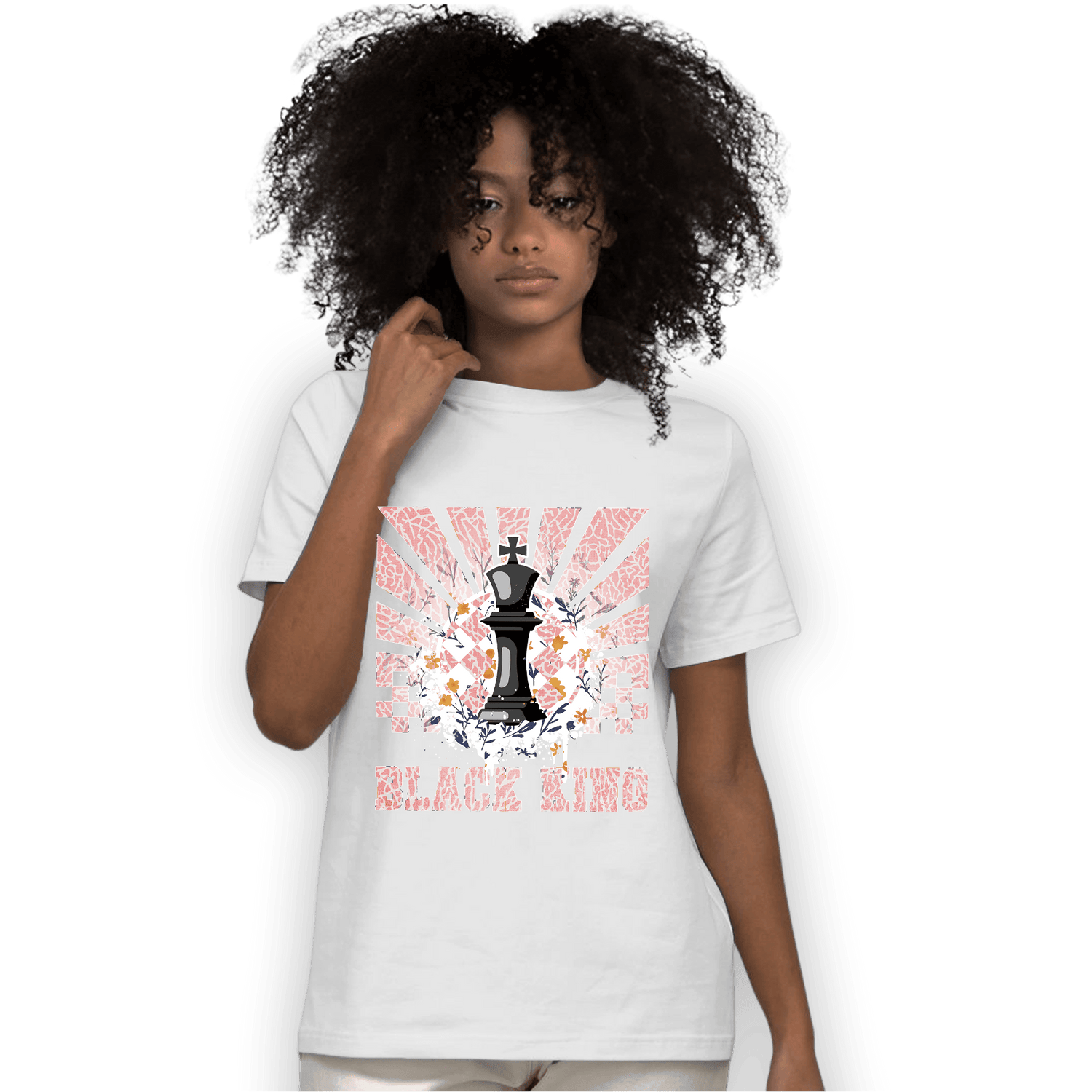 Red Stardust 3s T Shirt Match Black King Collection - NastyJamz