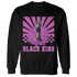 GS Hyper Violet 4s Sweatshirt Match Black King Collection - NastyJamz