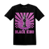 GS Hyper Violet 4s T Shirt Match Black King Collection - NastyJamz