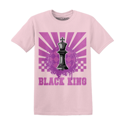 GS Hyper Violet 4s T Shirt Match Black King Collection - NastyJamz