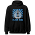 Industrial Blue 4s Hoodie Match Black King Collection - NastyJamz